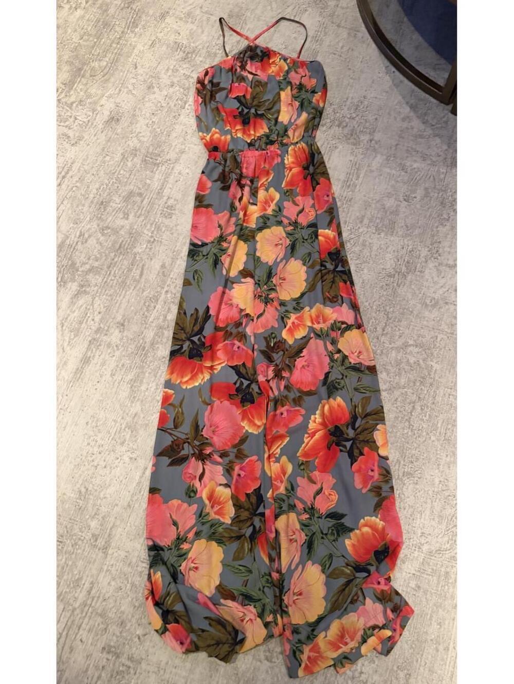NWT Show me your Mumu Floral Print Lightweight jumpsuit summer vacation tropciak
